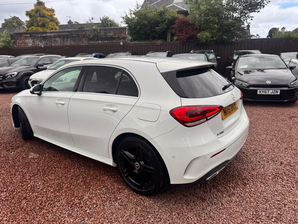 Mercedes-Benz A Class Hatchback 1.3 A180 Amg Line Executive Euro 6 S NH19BKN White #4