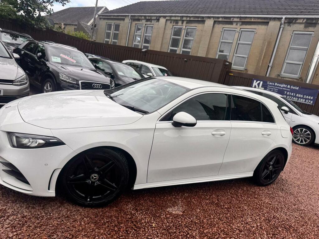 Mercedes-Benz A Class Hatchback 1.3 A180 Amg Line Executive Euro 6 S NH19BKN White #6