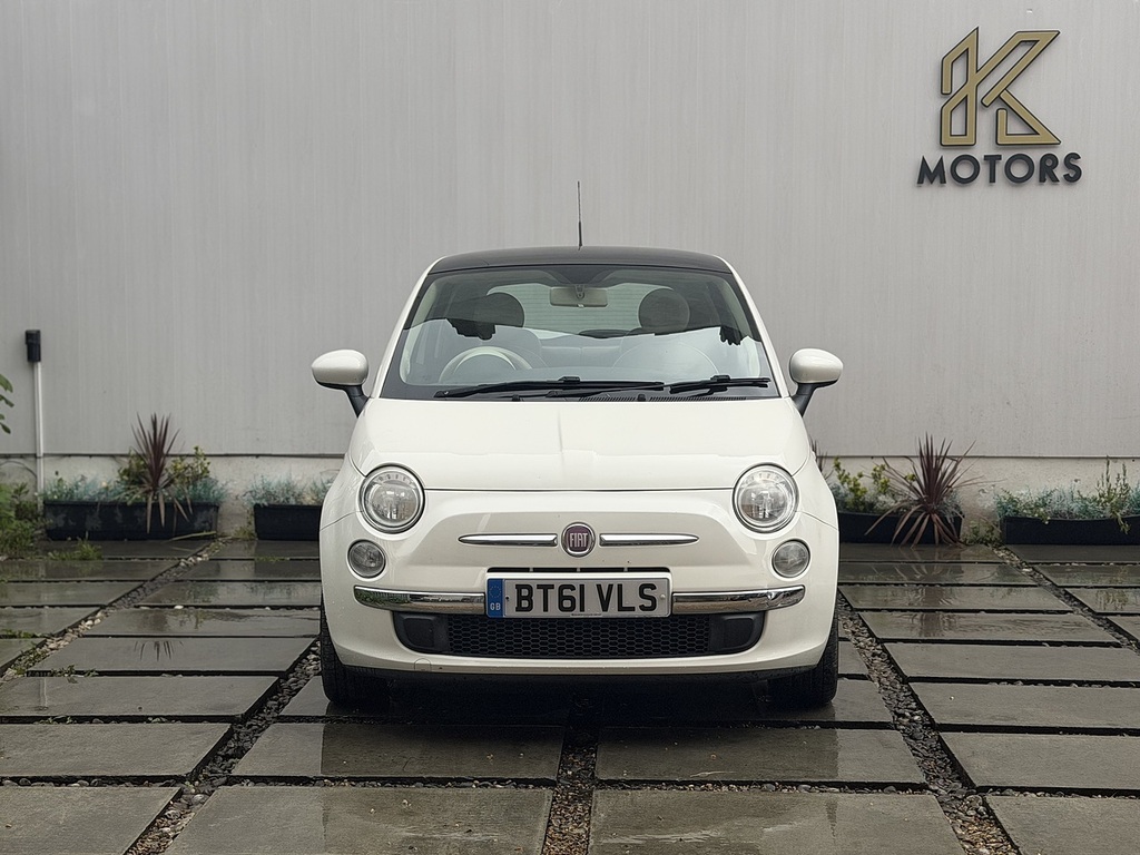 Fiat 500 1.2 Lounge Hatchback Euro 5 Ss White #2