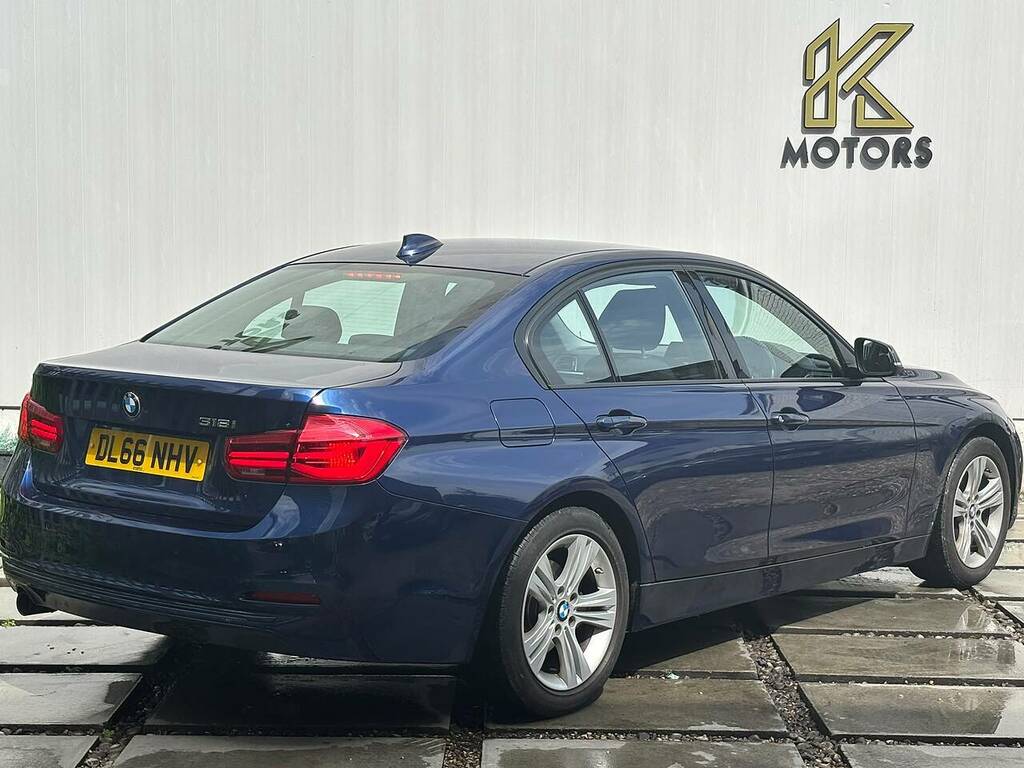 BMW 3 Series Saloon 320D Blue #10