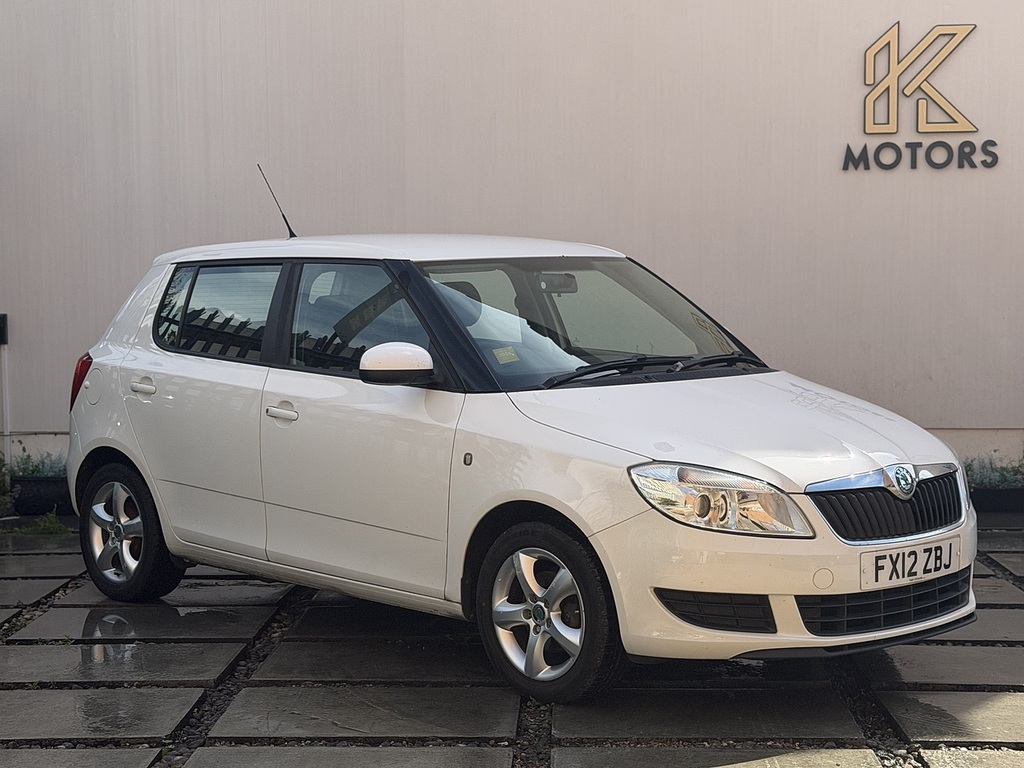 Skoda Fabia Mpi Se White