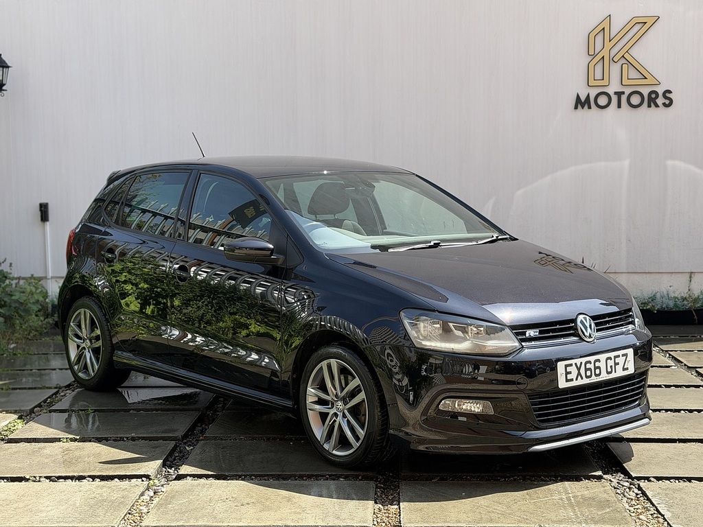 Volkswagen Polo 1.0 Tsi Bluemotion Tech R-line Hatchback Petro Black