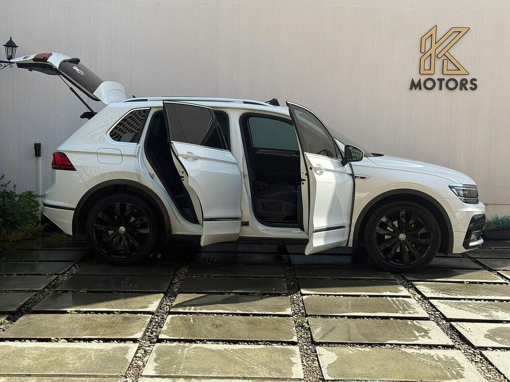 Volkswagen Tiguan 2.0 Tdi Bluemotion Tech R-line Suv Dsg GV17LHR White #4