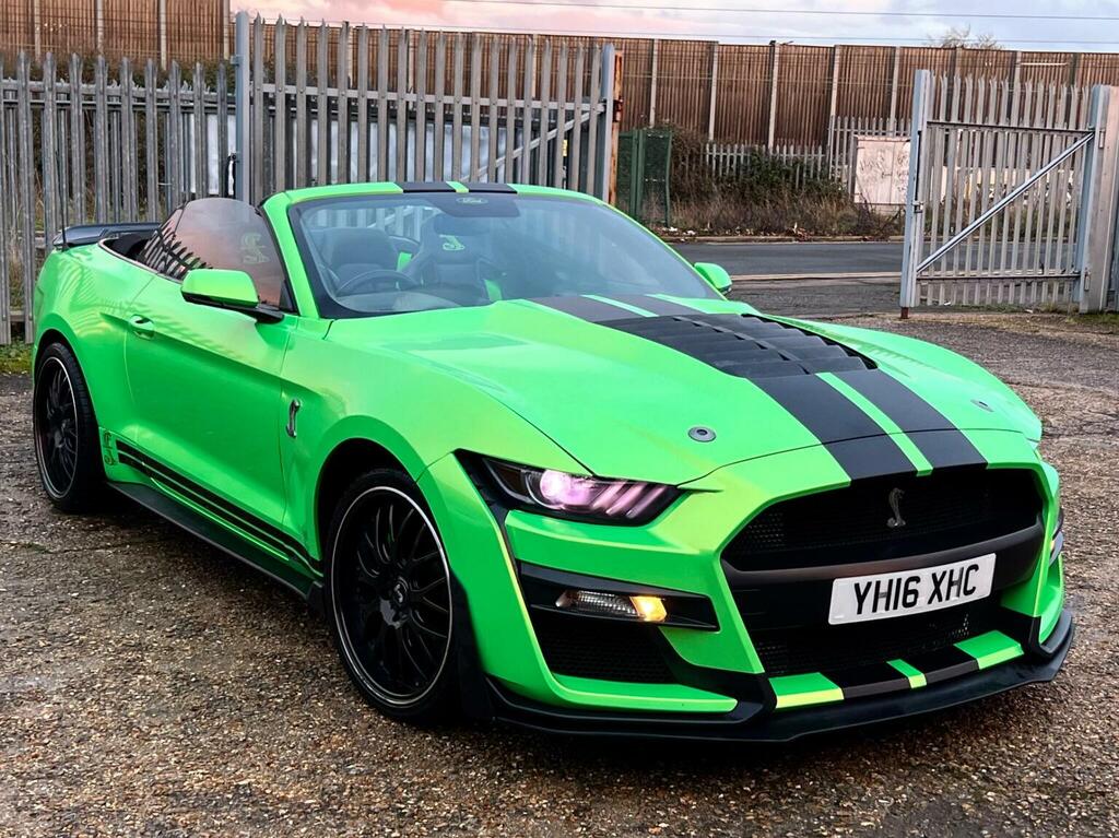 Ford Mustang Convertible 5.0 V8 Gt Selshift Euro 6 201616 YH16XHC Green