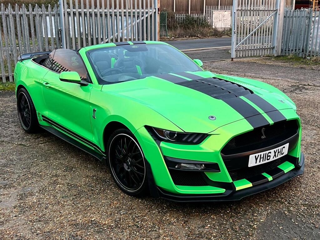 Ford Mustang Convertible 5.0 V8 Gt Selshift Euro 6 201616 YH16XHC Green #5