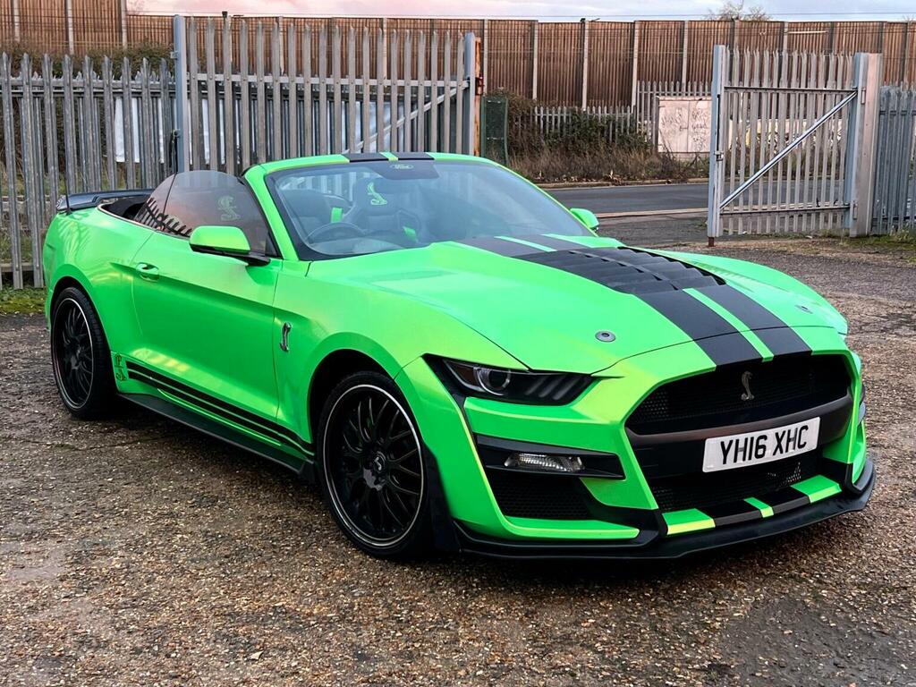 Ford Mustang Convertible 5.0 V8 Gt Selshift Euro 6 201616 YH16XHC Green #6