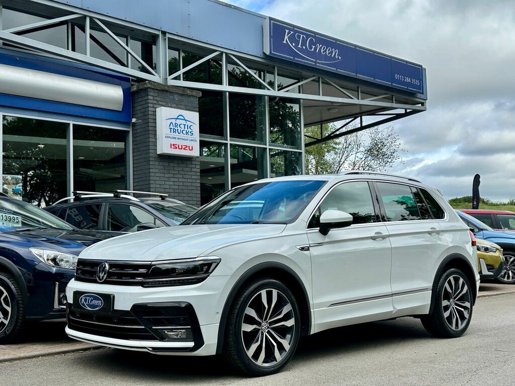 Volkswagen Tiguan 2.0 Tdi R-line Tech Suv Dsg 4Motion Eur White