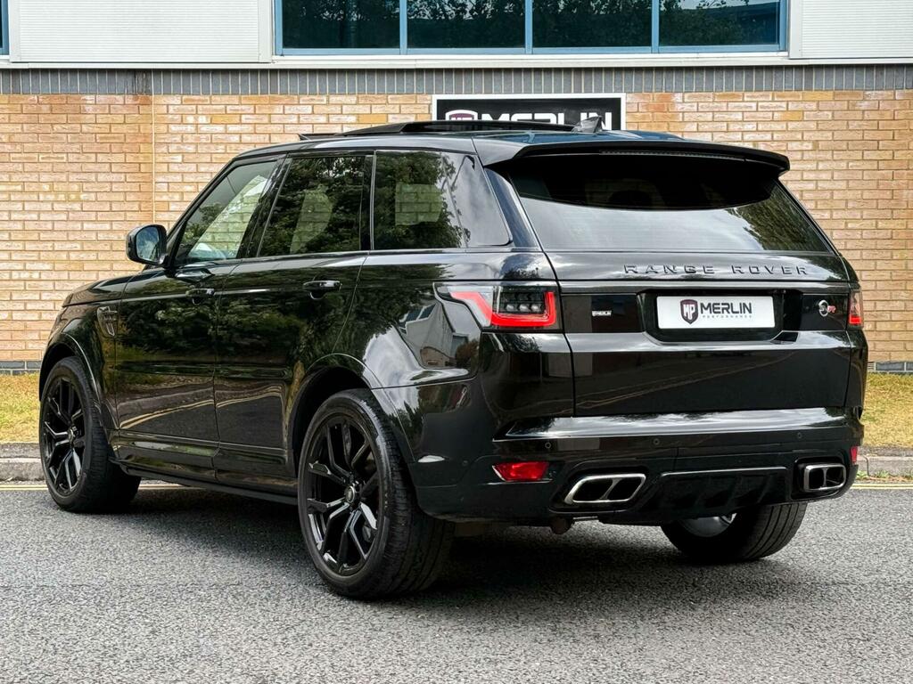 Land Rover Range Rover Sport Svr Black #4
