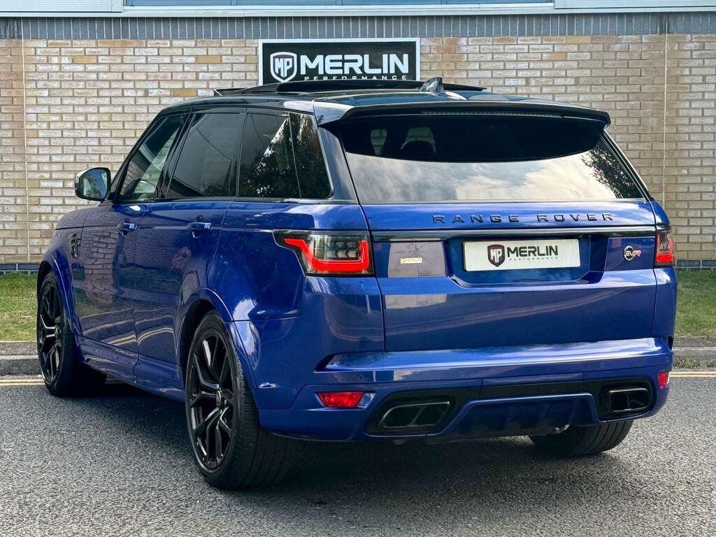Land Rover Range Rover Sport Svr  Blue #4