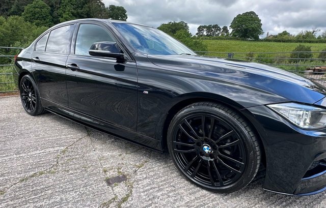 BMW 3 Series 320D M Sport Saloon YF64OUV Black #5