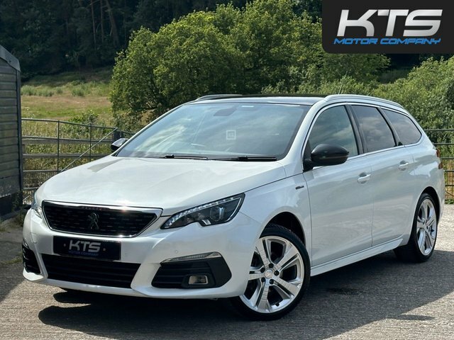 Peugeot 308 SW Puretech Gt Line Estate White #3