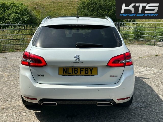 Peugeot 308 SW Puretech Gt Line Estate White #6