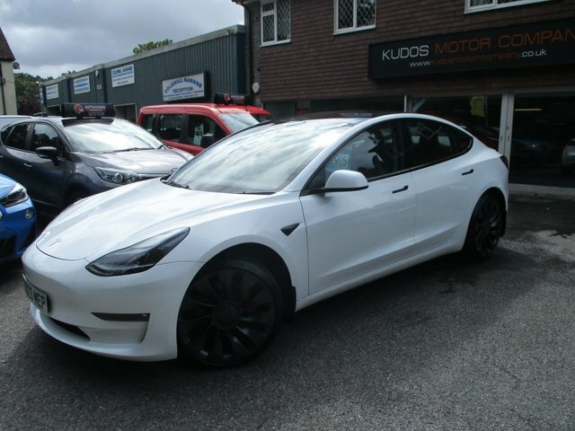 Tesla Model 3 2023 Dual Motor Performance Saloon LB23WEP White #2