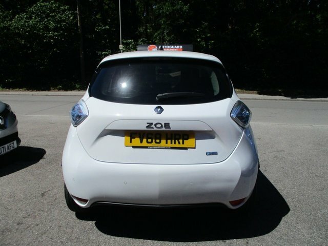 Renault Zoe 2018 R110 41Kwh Signature Nav Hatchback Electr White #4
