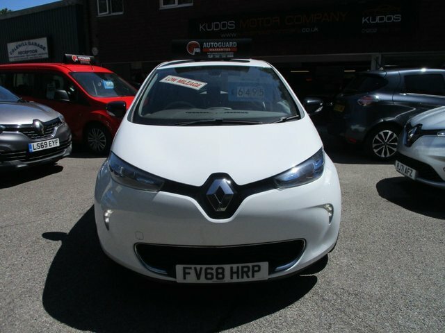 Renault Zoe 2018 R110 41Kwh Signature Nav Hatchback Electr White #3
