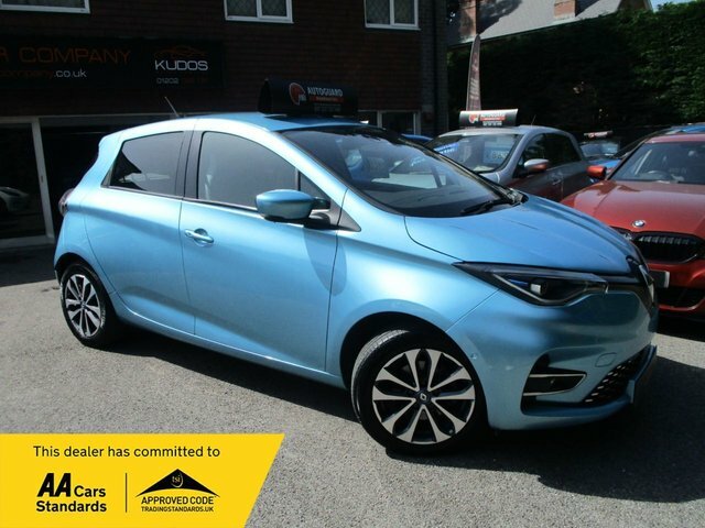 Renault Zoe 2020 R135 52Kwh Gt Line Hatchback Aut Blue