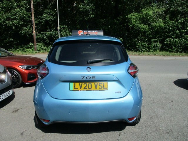 Renault Zoe 2020 R135 52Kwh Gt Line Hatchback Aut Blue #3