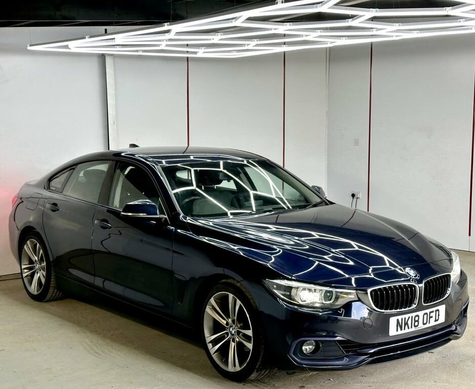 BMW 4 Series Gran Coupe 2L Sport NK18OFD Blue #2