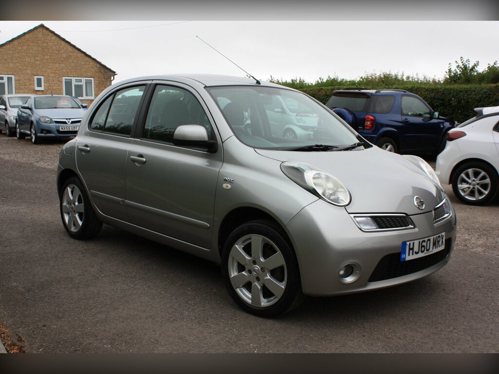 Nissan Micra 1.2 16V N-tec Hatchback 139 Gk Silver #3