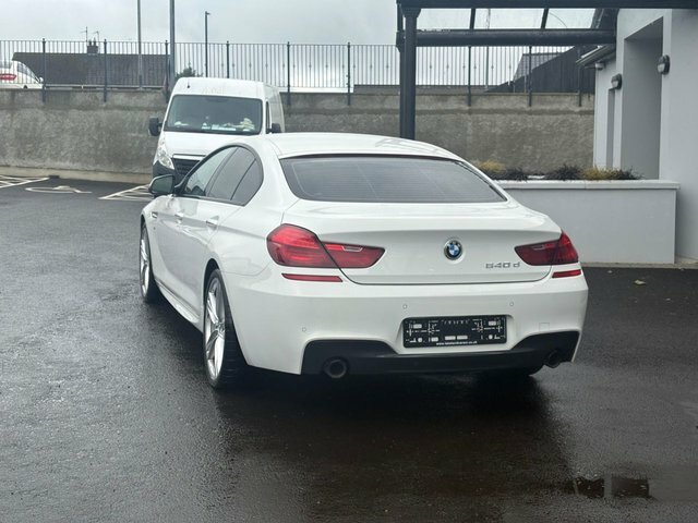 BMW 6 Series Gran Coupe 3.0 640D M Sport Saloon Euro 6 S White #6