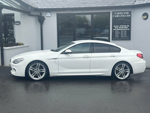 BMW 6 Series Gran Coupe 3.0 640D M Sport Saloon Euro 6 S White #3