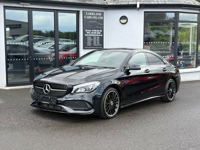 Mercedes-Benz CLA Class 2.1 Cla220d Amg Line Night Edition Plus Coupe Black