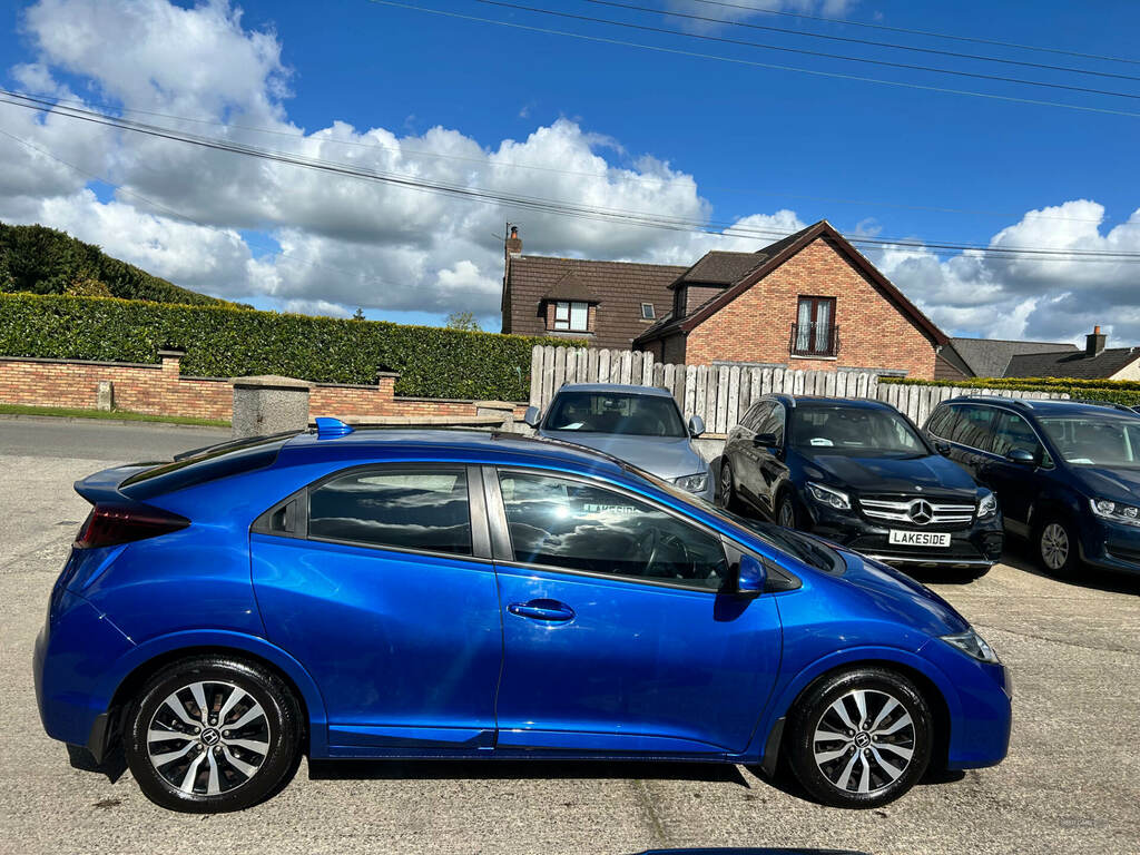 Honda Civic 1.4 I-vtec S Blue #6