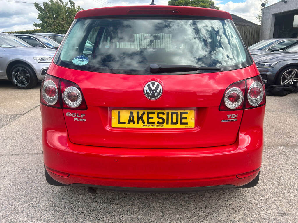 Volkswagen Golf Plus 1.6 Tdi 105 Bluemotion Tech Se Red #3