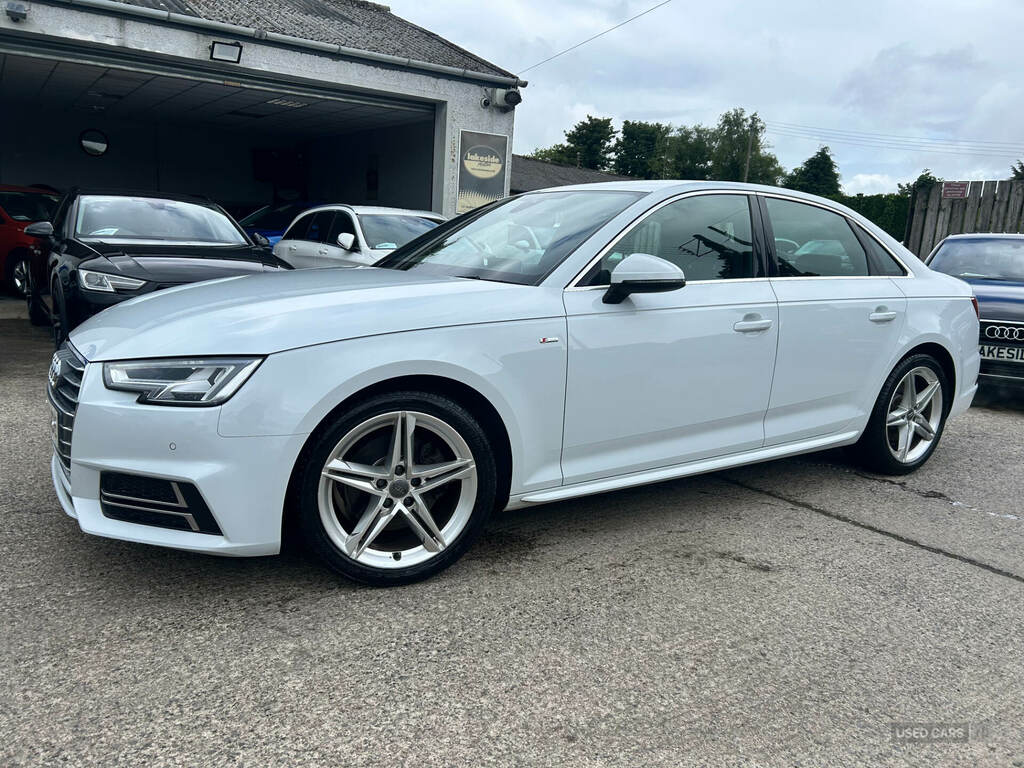 Audi A4 1.4T Fsi S Line S Tronic Leather Alc White