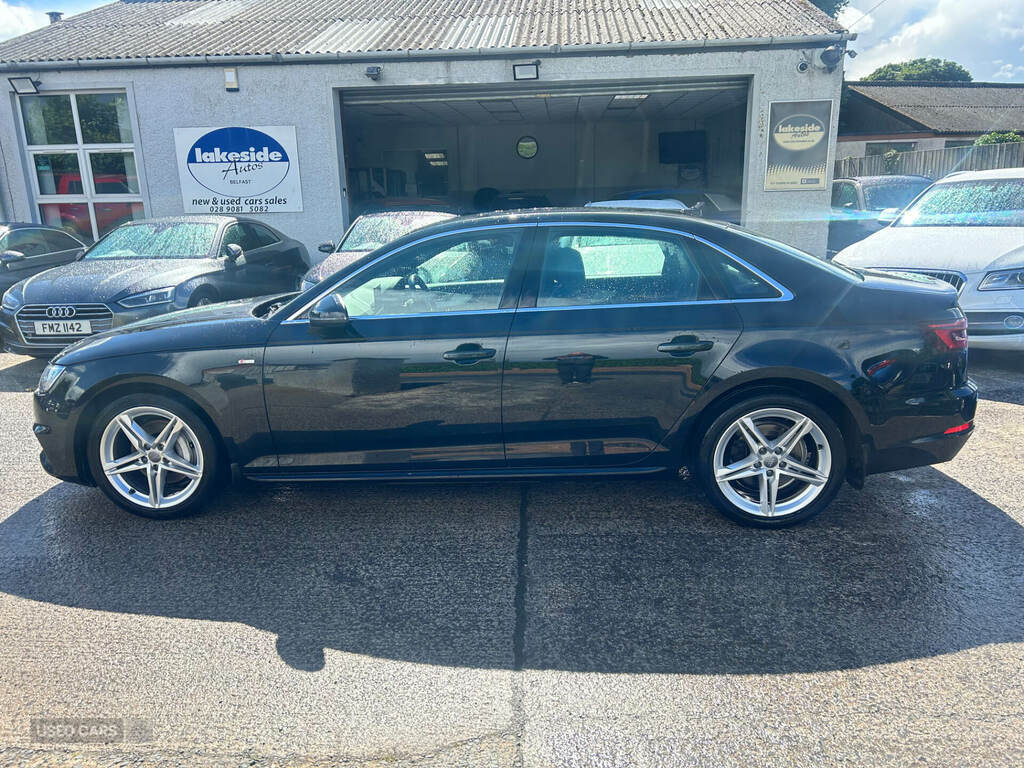 Audi A4 2.0 Tdi Ultra 190 S Line S Tronic Ltr Alc Black #2