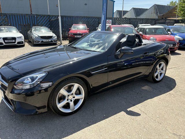 Mercedes-Benz SLC 2.0 Slc200 Sport Convertible Eur Black #3