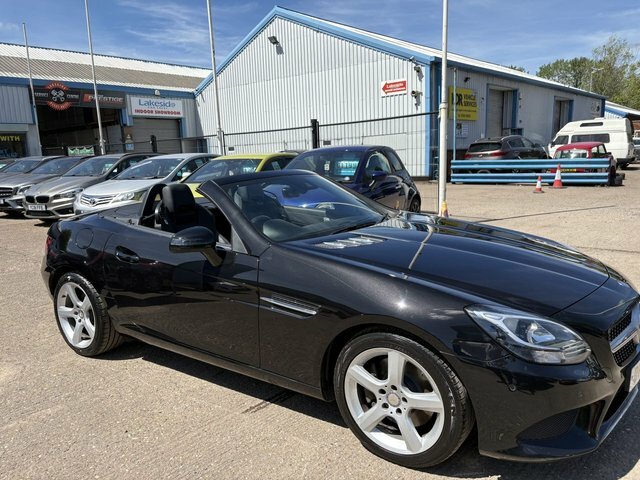 Mercedes-Benz SLC 2.0 Slc200 Sport Convertible Eur Black #2
