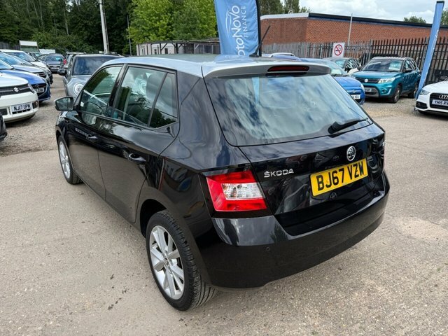Skoda Fabia 1.0 Tsi Se Hatchback Euro 6 S S BJ67VZW Black #5