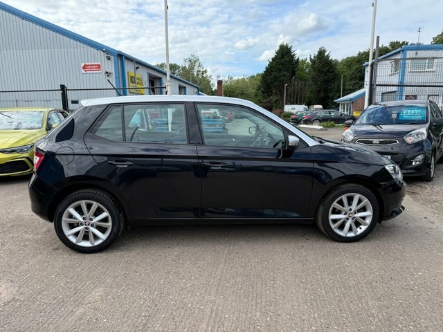 Skoda Fabia 1.0 Tsi Se Hatchback Euro 6 S S BJ67VZW Black #3