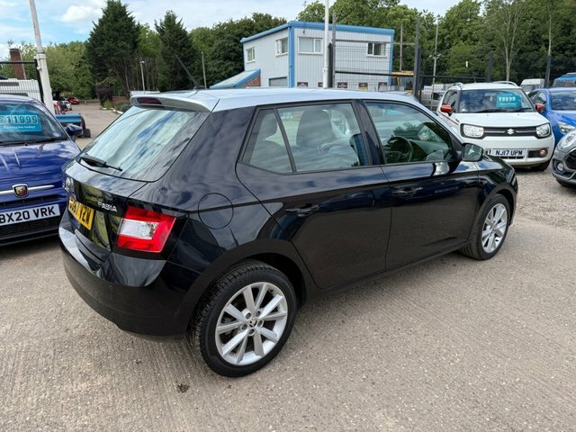 Skoda Fabia 1.0 Tsi Se Hatchback Euro 6 S S BJ67VZW Black #2