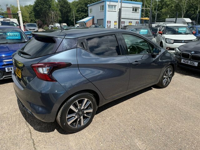 Nissan Micra 1.0 Ig-t Acenta Limited Edition Hatchback Petr FV69JCJ Grey #3