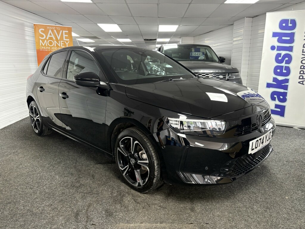 Vauxhall Corsa Hatchback 1.2 Corsa Gs 1.2 130Ps 8-Speed Black