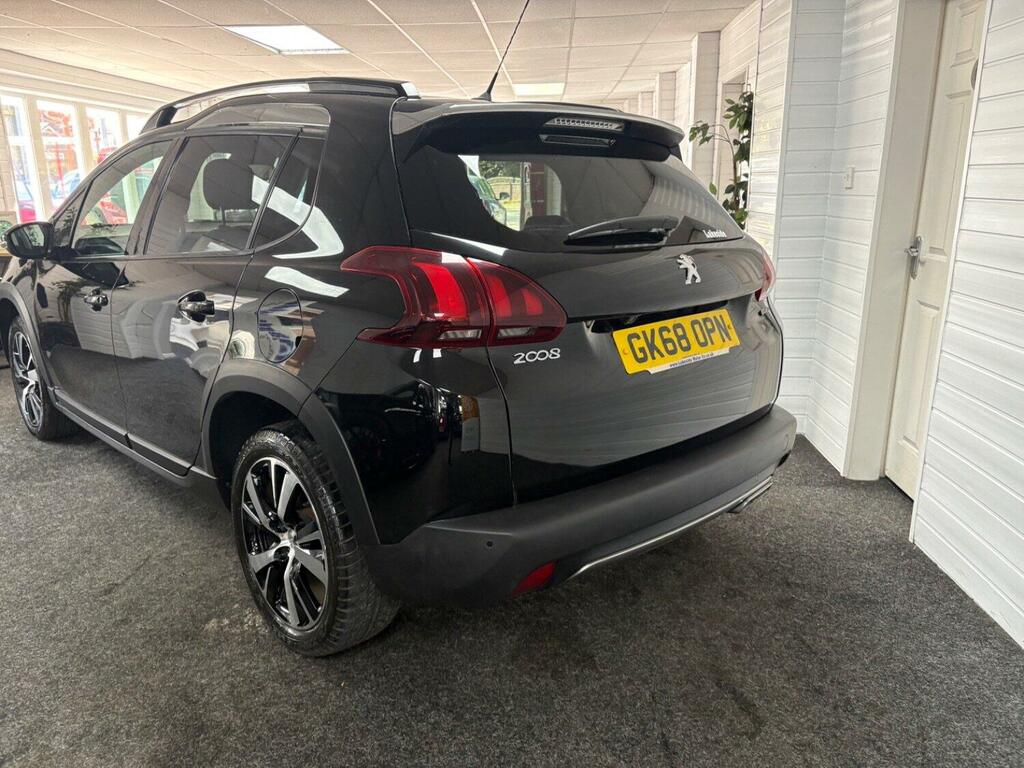 Peugeot 2008 Suv 1.2 Puretech Gt Line GK68OPN Black #4