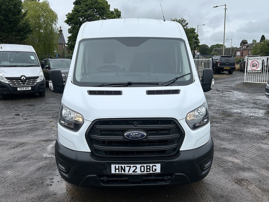 Ford Transit Custom 2.0 350 Ecoblue Leader Panel Van HN72OBG White #2