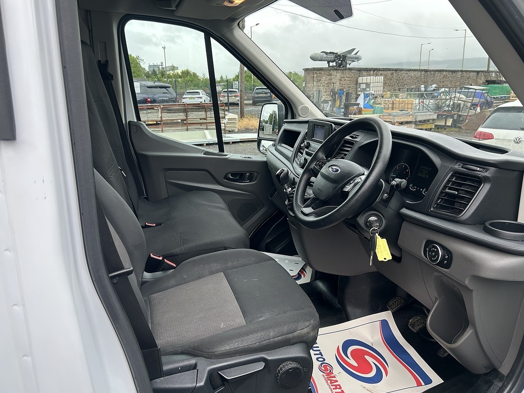 Ford Transit Custom 2.0 350 Ecoblue Leader Panel Van HN72OBG White #6