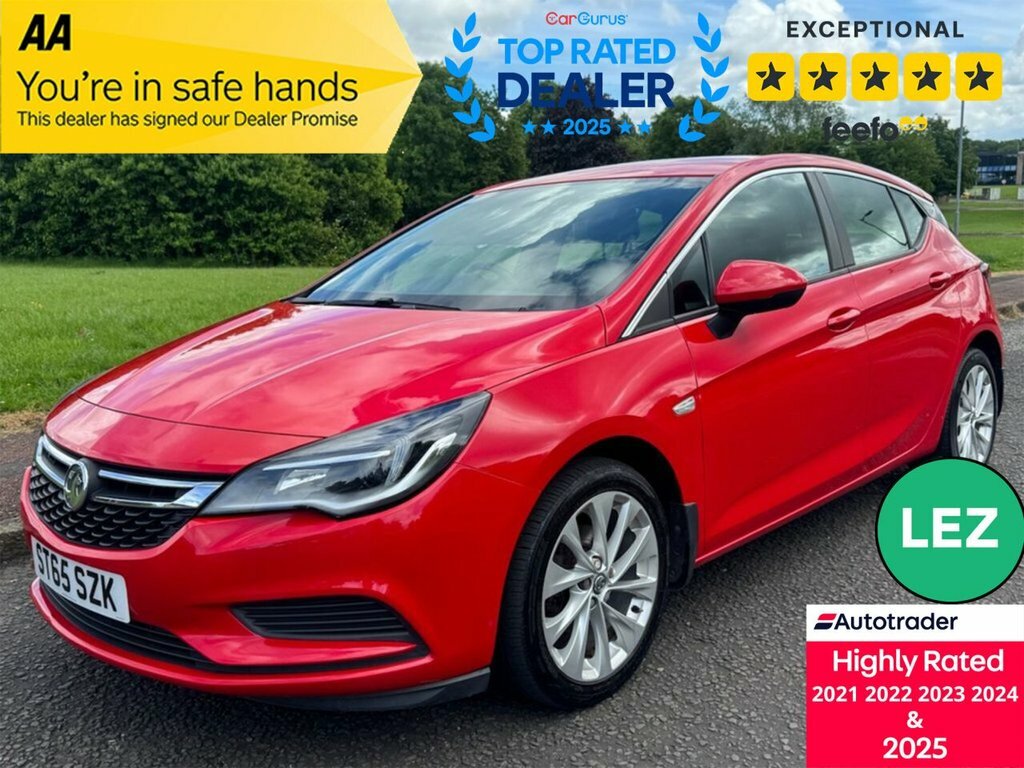 Vauxhall Astra 1.4L Energy Red