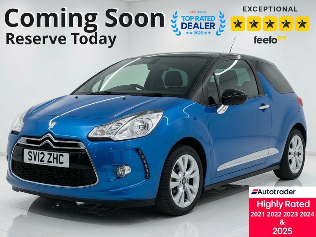 Citroen DS3 1.6L Dstyle Blue