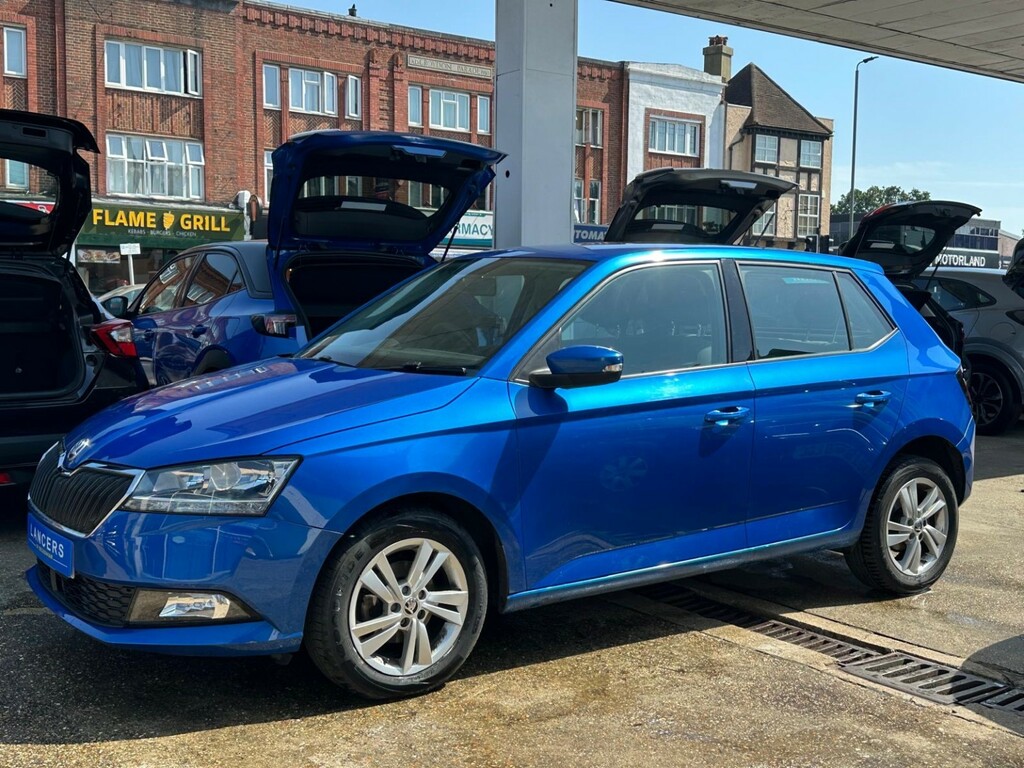 Skoda Fabia 1.0 Tsi Se KN68UCE Blue #5