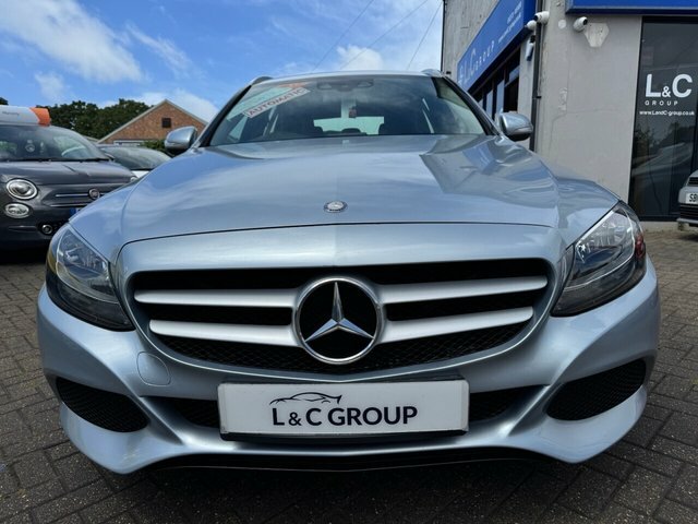 Mercedes-Benz C Class 2.0 C200 Se Estate 7G-tronic Euro 6 KT15HVK Silver #4