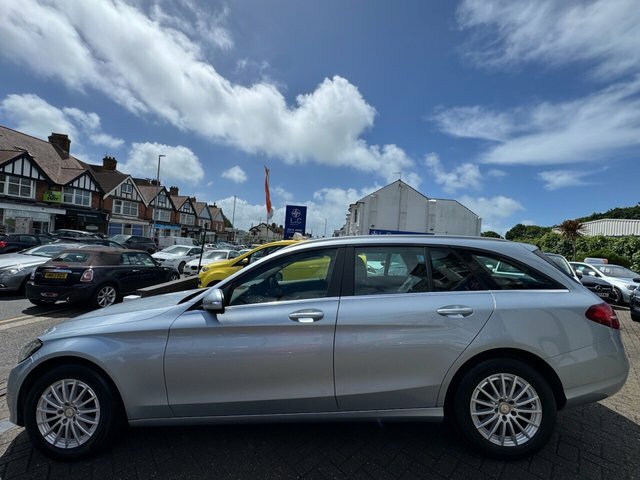 Mercedes-Benz C Class 2.0 C200 Se Estate 7G-tronic Euro 6 KT15HVK Silver #6