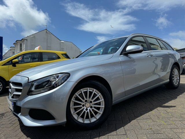 Mercedes-Benz C Class 2.0 C200 Se Estate 7G-tronic Euro 6 KT15HVK Silver #2