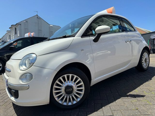 Fiat 500 1.2 Lounge Lovely Example YR14GNF White #2
