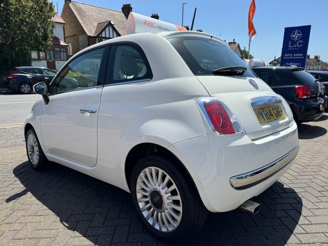 Fiat 500 1.2 Lounge Lovely Example YR14GNF White #6