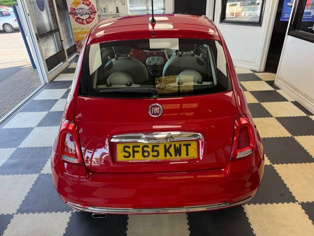 Fiat 500 Lounge Hatchback SF65RWT Red #5