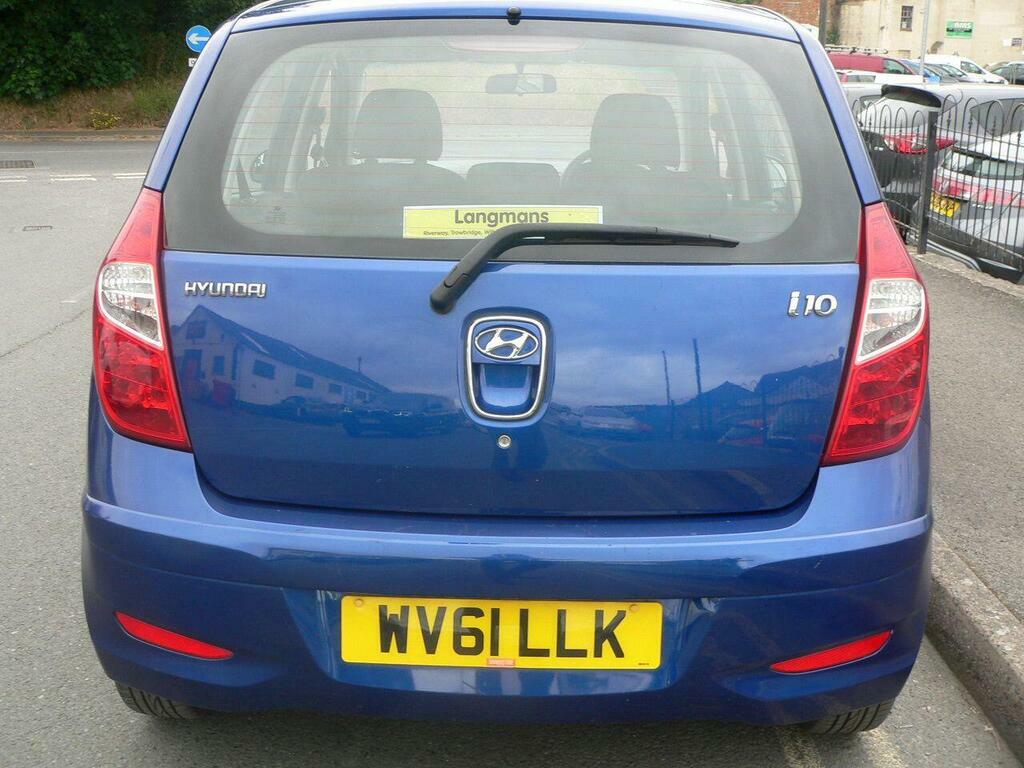 Hyundai I10 1.2 Classic Euro 5 WV61LLK Blue #6